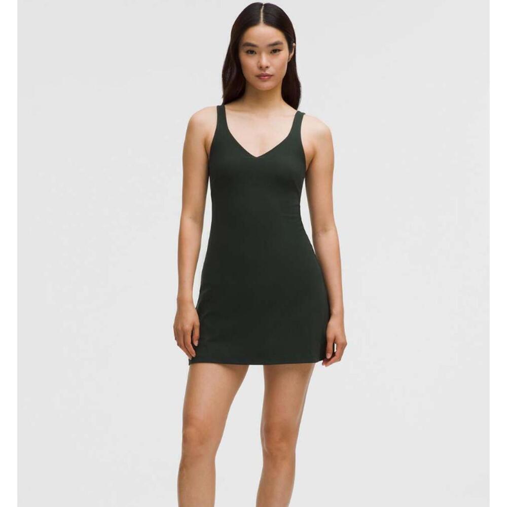 Lululemon Align Dress Rainforest Green Size 0 NWT - Picture 1 of 7